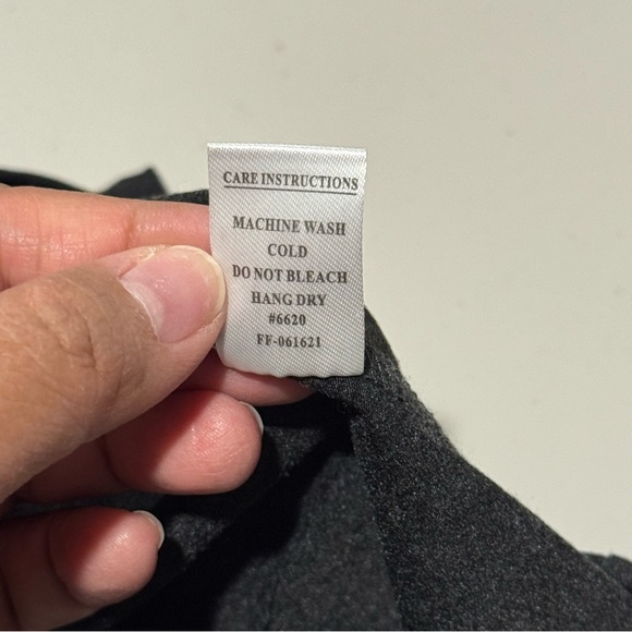 Free Fly Medium Heather Gray Bamboo Flex Sleeveless Tank Dress Stretch Comfort - Picture 5 of 6